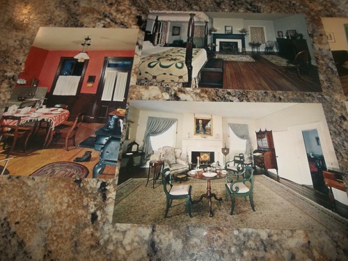 Lot of 9 Vintage General Daniel Bissell House St. Louis County Postcard 1966 - Picture 5 of 7