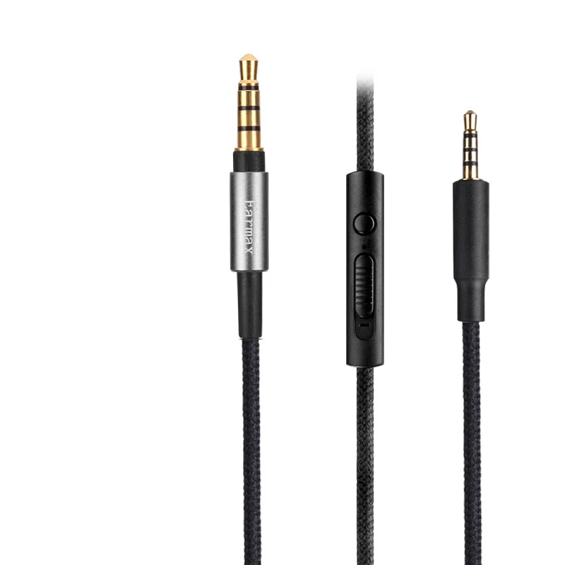 Cable de audio de nailon con micrófono para auriculares sobre la oreja referencia Klipsch Foto 2 de 4