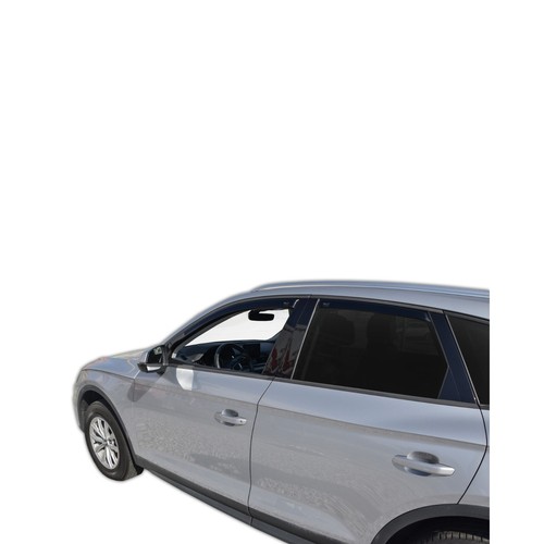 Deflectores de viento para Audi Q5 2 2017-2023 5 puertas juego de 4 piezas tintado Heko - Imagen 5 de 13