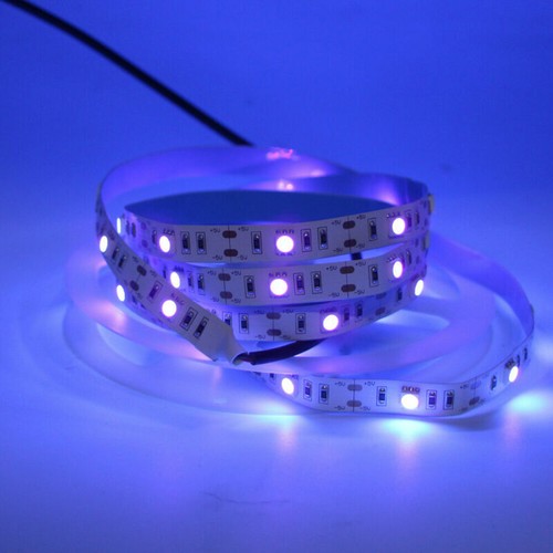 USB 5V 12V UV led strip light 395-405nm 5050 30led/m Flexible blacklight string - Picture 8 of 10