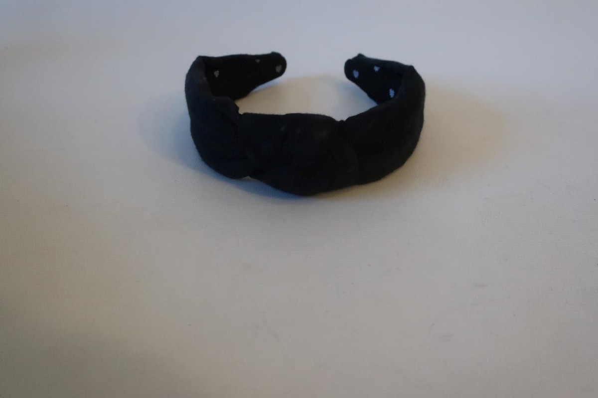 Womens Lele Sadoughi X Jet Black Knot Headband | eBay display picture 1