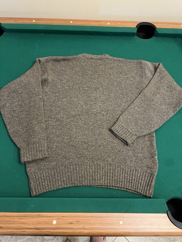 VTG Pendleton Sweatshirt Men Medium Brown Shetland Wool Sweater Crewneck Preppy - Picture 9 of 11
