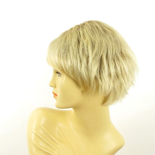 short wig for women very clear golden blond ref: ROMANE ys PERUK - Imagen 3 de 8