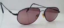 Vintage Jacob Daniel JD115 Black Pilot Metal Sunglasses Japan FRAMES ONLY