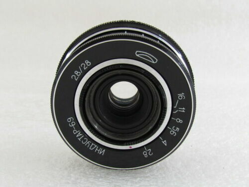 INDUSTAR-69 M39 mount 2.8/28mm MACRO Wide Angle Pancake Lens INDUSTAR-69 M39 mount 2.8/28mm MACRO Wide Angle Pancake Lens