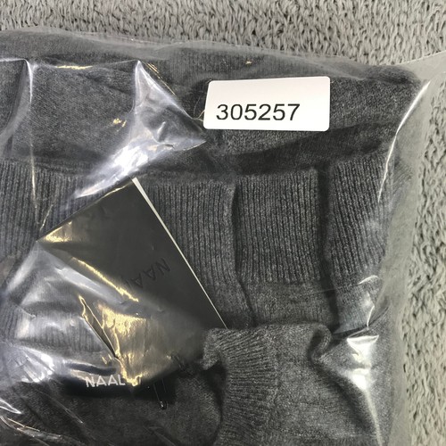 New Naadam Sweater Mens Small Cashmere Dark Gray Pullover $ 225 Casual Adult b34 - Picture 9 of 9