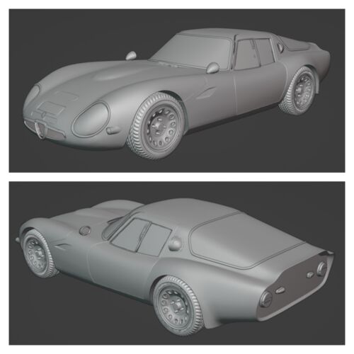 3d Printed 1/87 H0 Scale Cars (A) many models to choose from - Foto 54 di 109