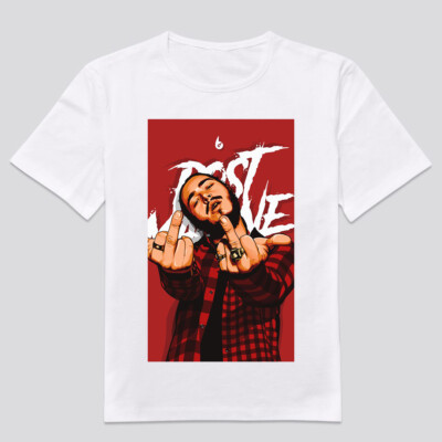 CUSTOM T SHIRT POST MALONE RAPPER MUSIC HIP HOP R&B VINTAGE TEE ARTIST