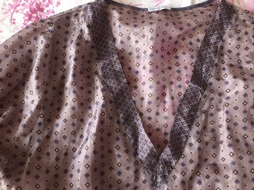 Maglia Camicia In Seta Intimissimi Fantasia Quadretti | eBay