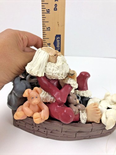 RARE-POSSIBLE DREAMS, LTD MINI MUNCHKINS SANTA 1993 FIGURINE 4"H x 6"W (Read) - Picture 9 of 12
