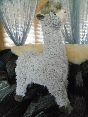 giant alpaca plush walmart