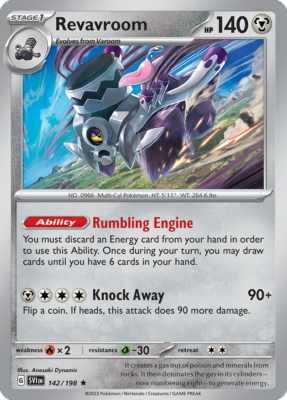 Revavroom 142/198 Rare Holo | Scarlet & Violet | Pokemon Card | eBay Revavroom 142/198 Rare Holo | Scarlet & Violet | Pokemon Card | eBay
