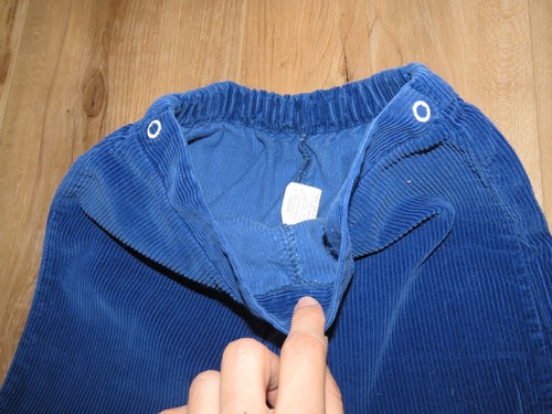 VTG 2 PC Philippines CHAMP Knit Sweater Blue Corduroy Pants Outfit Toddler 4 SEE - Picture 13 of 16