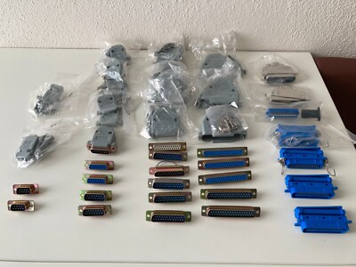 18 Computer Stecker Buchsen, Seriell Sub-D, Parallel IEEE1284 LPT