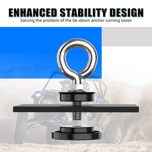 NICECNC Lock Festzurren Anker Aluminium For Polaris RZR XP 4 Turbo 2016-2021 - Picture 4 of 10
