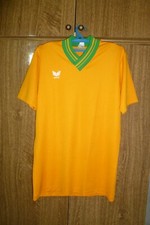Erima Vintage Football Shirt #15 Jersey West Germany 80s Yellow Men Size L 7/8