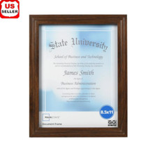 8.5x11 Document Frame Tabletop/Wall Display Certificates Awards Photos New