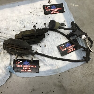 98-02 KAWASAKI ZX6R FRONT CALIPERS WITH MASTER CYLINDER 43041-1660