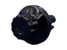 ✅ Zierstopfen 8mm Außen 12 kant 14mm Kopf schwarz glänzend Zierschraube Dummy