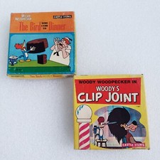  WOODY WOODPECKER Super 8mm Clip Joint 565  Bird Dinner 560 Castle Films Reels