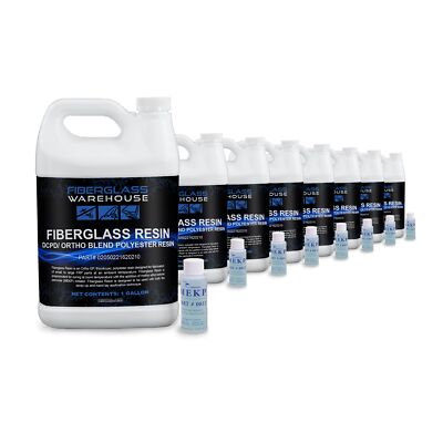 Fiberglass Warehouse Fiberglass Resin   8 Gallon with MEKP- Premium Grade