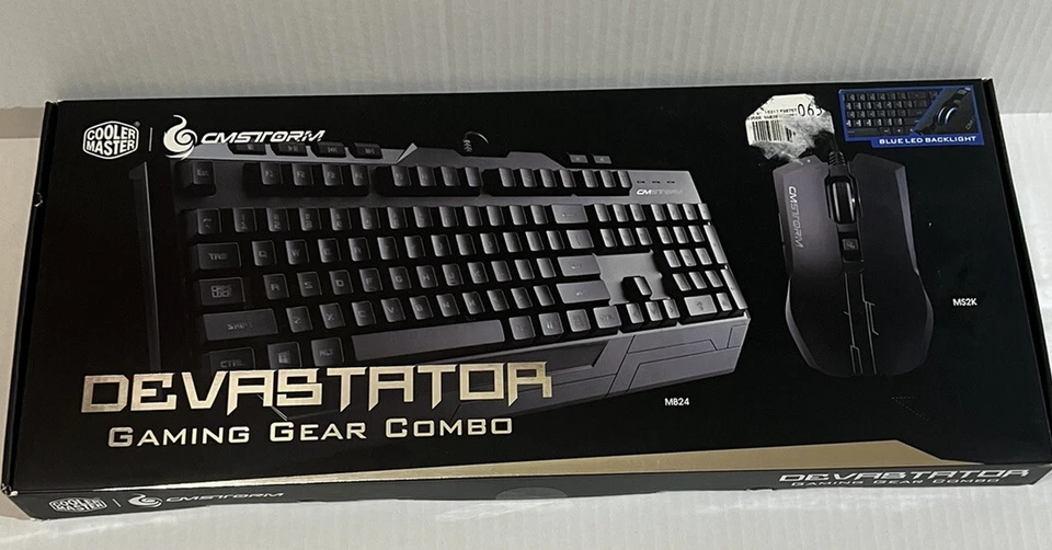 Cooler Master CM Storm Devastator - Blue LED - Illuminated PC Gaming Keyboard - Image 2 of 3