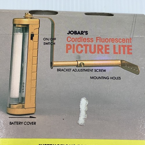 Vintage Jobar’s 6” Cordless Fluorescent Picture Music Stand Light w/ Reflector - Picture 3 of 4