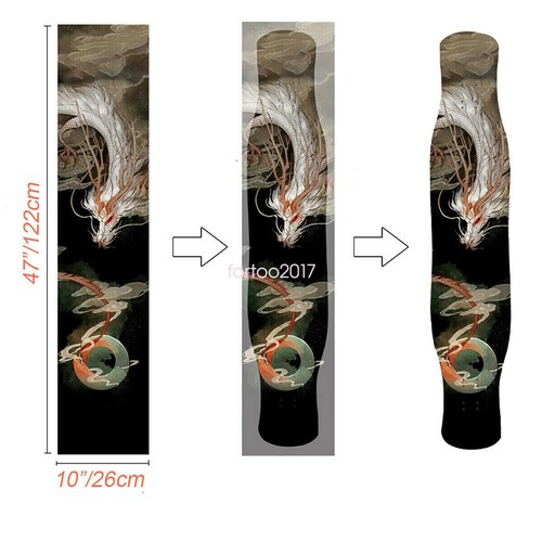 47X10" Myth Ghost Waterproof Skateboard Longboard Grip Tape Sticker Griptape - Picture 14 of 18
