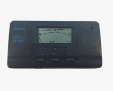 SEIKO ST-727 Guitar & Bass Tuner **Tested Working*** LCD Display