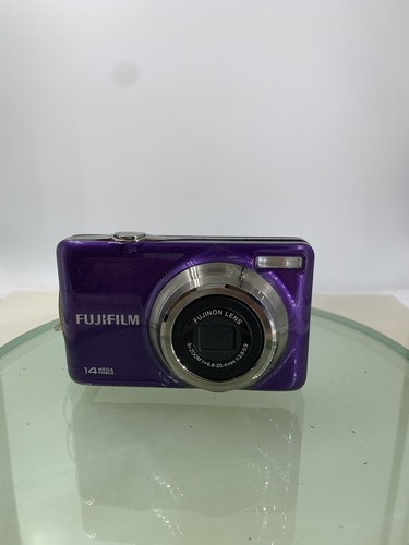 Fujifilm COMPACT Digital Camera FinePix JV300 14.0MP PURPLE + WIRE TESTED - 784 - Picture 2 of 8
