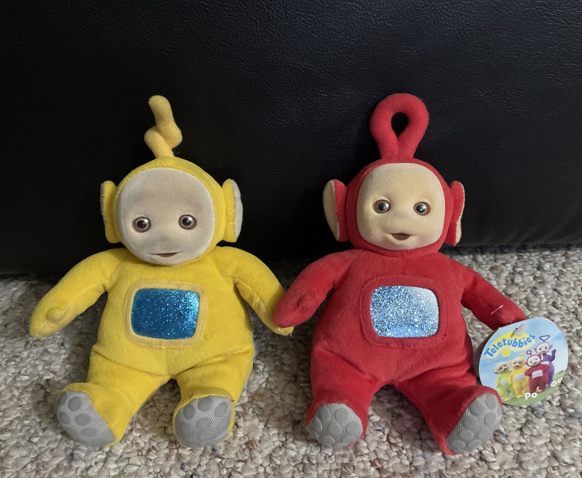 Vintage Eden Teletubbies Set Of Two 7” Po And Laa-Laa Stuffed