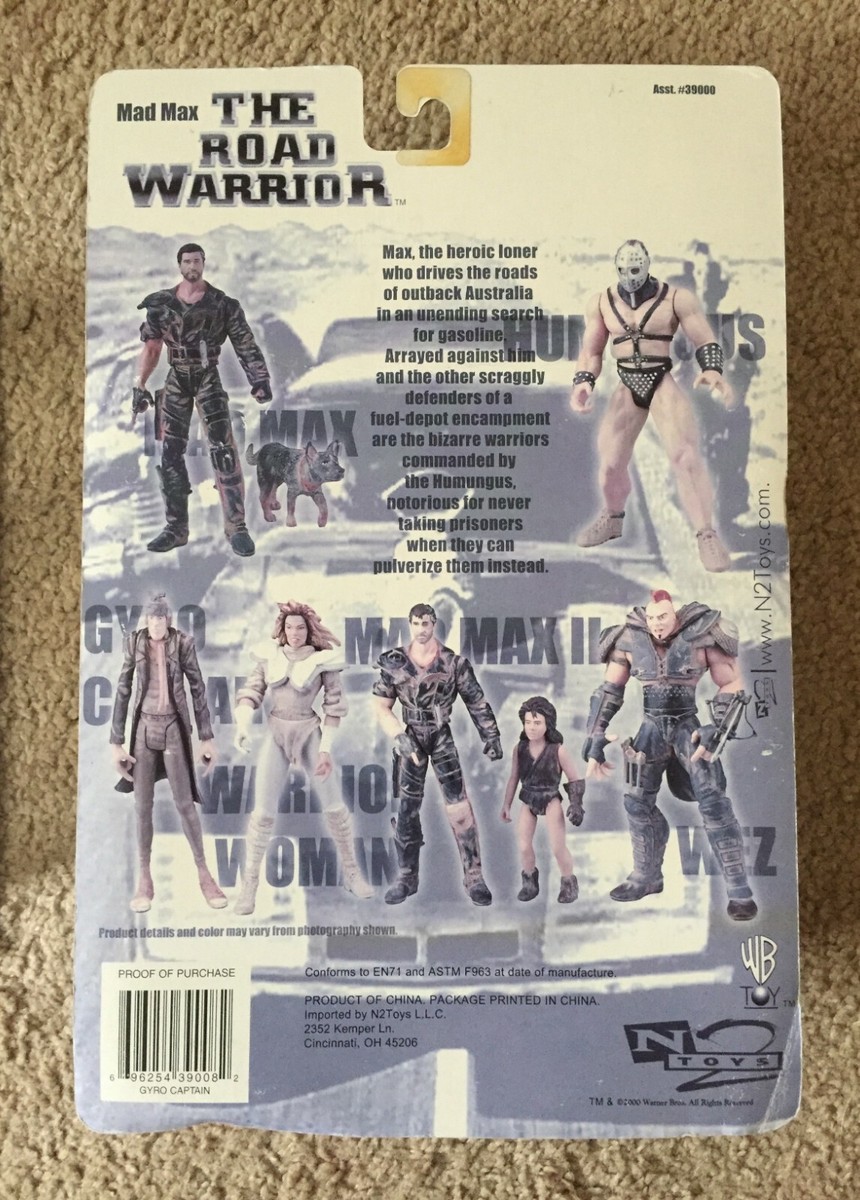 Mad Max The Road Warrior Toys Figures. Set of 3. NEW! N2