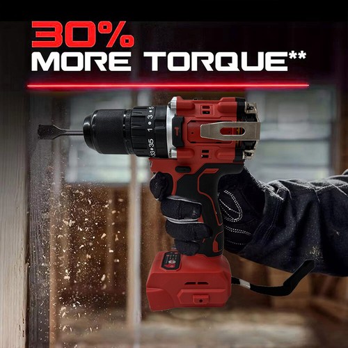 For Milwaukee 18V Battery 1/2" 13MM Chuck Brushless Cordless Combi Hammer Drill - Picture 9 of 12