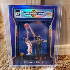 2020-21 Panini Donruss Optic - Air Defense Purple Prizm #5 Anthony Davis