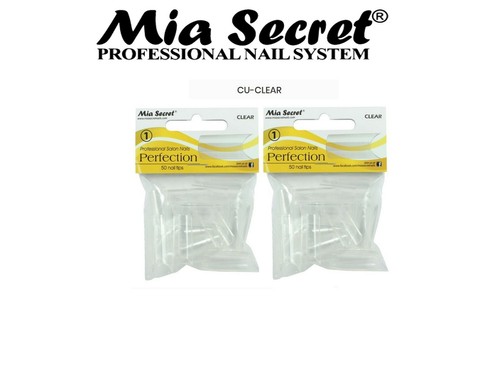Puntas de uñas Mia Secret Perfection 500 o 100 piezas transparentes o naturales #1-10 tú eliges - Imagen 4 de 23