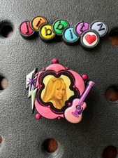 Hannah Montana Photo Crest Authentic Jibbitz Shoe Charms for Crocs. Rare NEW 