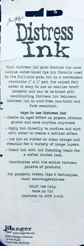 TIM HOLTZ DISTRESS MINI INK PADS KIT #ORANGE ~4 COLOURS CODE TDPK72935-B7 - Picture 2 of 3