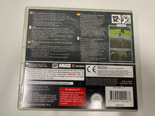 Eragon Nintendo DS Empty Box Cover Instruction Booklet Manual No Game - Picture 2 of 3