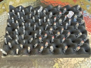 LOT of 74 - 150w/ 300w/ 650w Tungsten/Halogen Lamp T4 Shape R7 Base