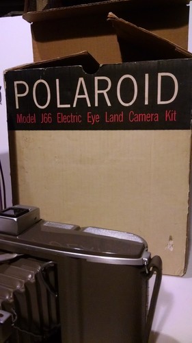 Polaroid Land Camera Model J66 Electric Eye Carrying Case Original Box - Picture 9 of 10