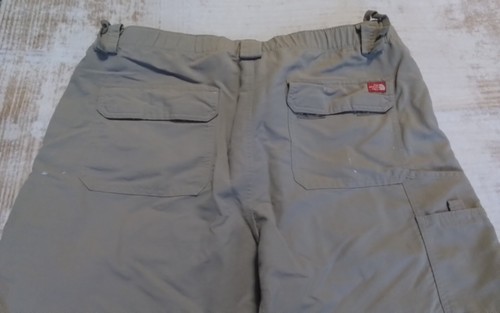 The North Face Convertible Zip Off Pants Mens Large Cargo Khaki - Picture 5 of 20
