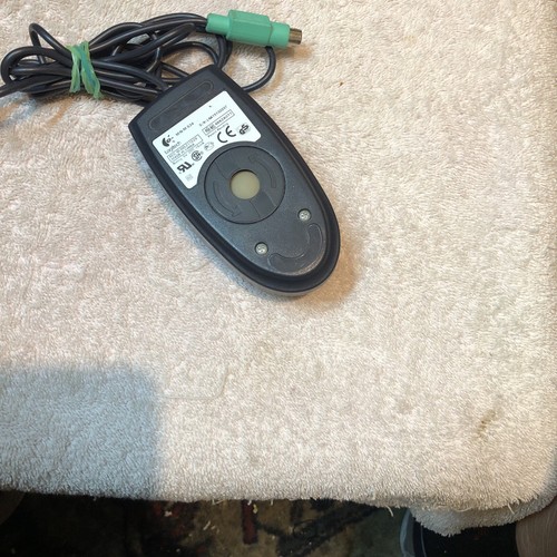 VTG LOGITECH PS/2 NON SCROLL 2-BUTTON BALL MOUSE, BEEN CLEANED AND FULLY TESTED - Picture 2 of 3