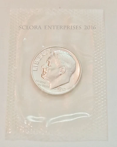 1957 P Roosevelt  *90% SILVER PROOF*  Dime  **FREE SHIPPING**