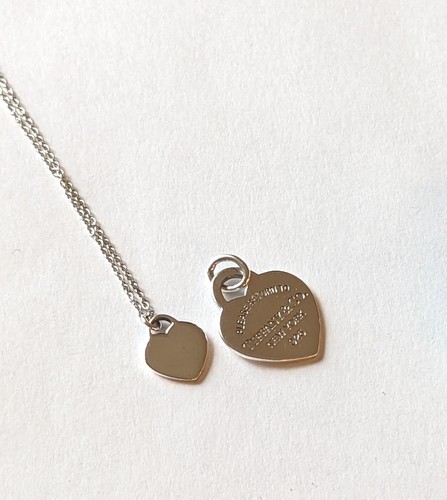Tiffany & Co Return to Tiffany Double Heart Necklace Small and Mini Hearts - Picture 9 of 9