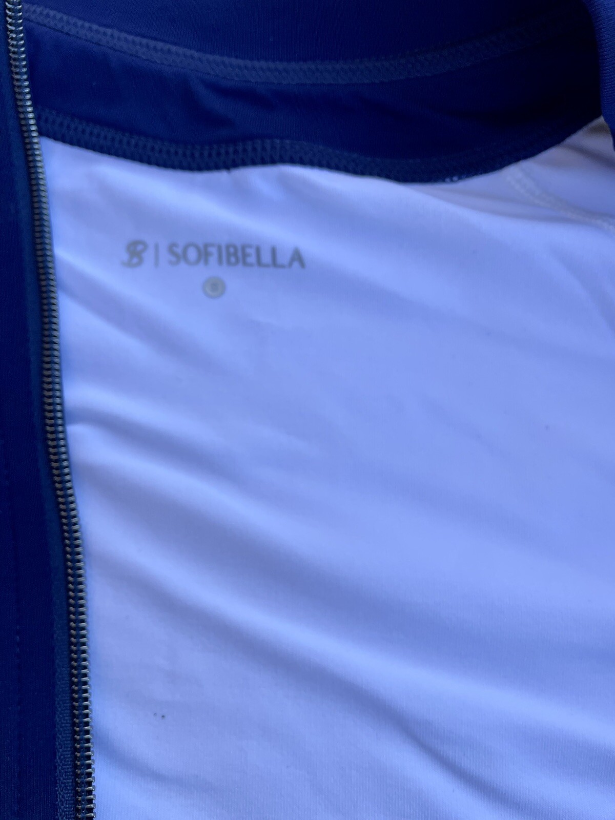 SOFIBELLA  ATHLETIC ACTIVE  Fitted White Blue Col… - image 8