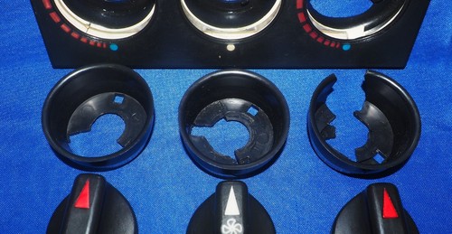 1977-1985 Mercedes W123 Dashboard AC Heat Climate Temp Control Panel OEM Note - Picture 4 of 15