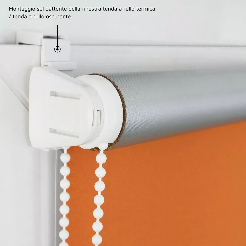 Tenda a Rullo Termica Oscurante senza Foratura Isolamento Avvolgibile ROLLMAXXX® - Immagine 3 di 4