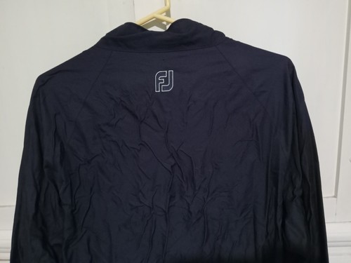 FootJoy DryJoys Navy Blue Full Zip Windbreaker Regenjacke Herren XL All Polyester - Bild 7 von 11