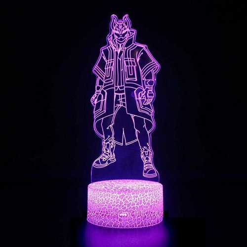 3D Nachtlicht Spiel Fortnite 16 Farben Tischlampe Zimmer Dekor Kinder Geschenk - Bild 15 von 45