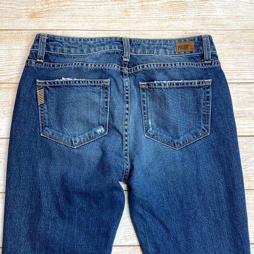 Paige Denim Distressed Porter Toren Boyfriend Jeans Relaxed Straight Womens 27 - Picture 7 of 8